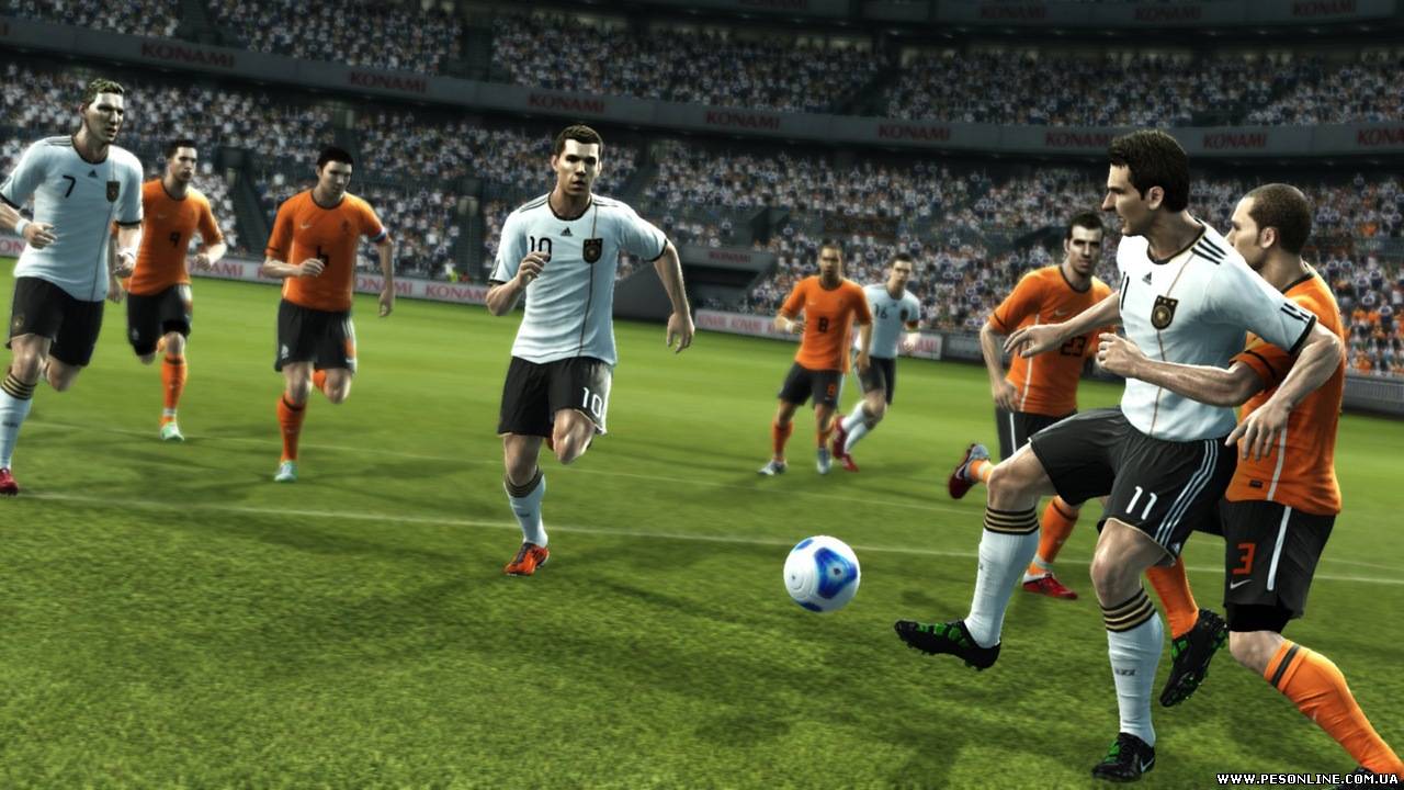 PES 12 Геймплей: Испания vs. Германия